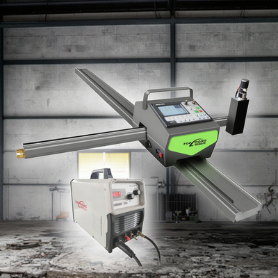 Portable Mini CNC Plasma Cutting Machine with USB G-Code Torch Height Controller 55A Stepper Motor New Condition