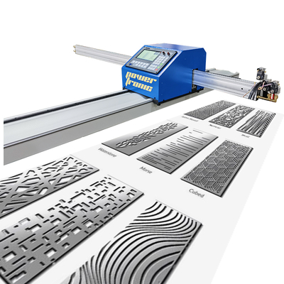 Portable CNC Plasma Cutting Machine LGK120 HUAYUAN OEM Brand 1530 3015 Mass Production for Metal Sheet 120A Rated Motor Gear