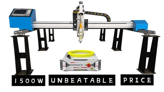 Portable AutoCAD DXF Compatible Gantry Laser Cutting Machine 1500-3000mm CNC Plasma Cutter Motor Gear AI BMP Graphic Format for