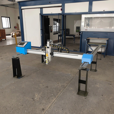 Portable AutoCAD DXF Compatible Gantry Laser Cutting Machine 1500 3000mm Sheet Metal AI BMP Graphic Format Cypcut Motor Gear