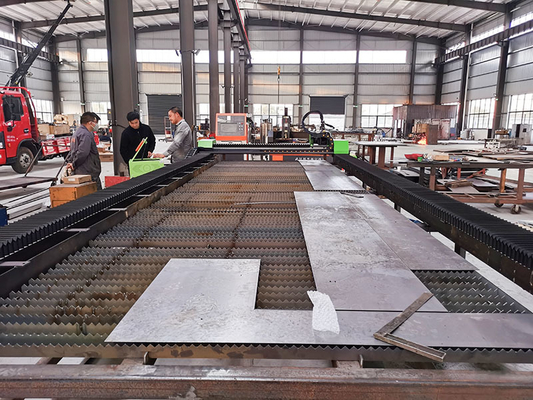 Fiber Laser Cutting Machine Replace Plasma in Africa for Sheet Metal Processing Works DXF DWG PLT Formats Raytools Water Cooled