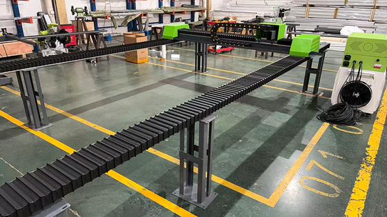 Large Format 1.5*10 Meter High-Speed Fiber Laser Metal Cutter Hiwin Rails Easy Transport Design DST Graphic Format AI Compatible