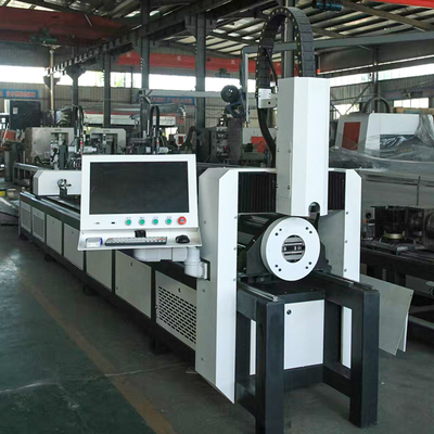 Automatic High Precision Laser Cutter Brand Chuck 45 Degrees Beveling Pipe Laser Tube Cutting Processing for Metal AI BMP
