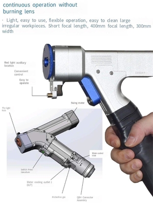 Hand Held Laser Cleaning Machine Steel Rust Removal Dirt Cleaning Machine