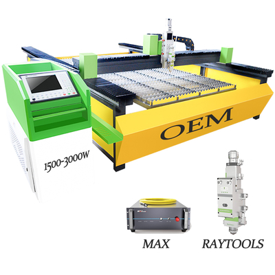 Industrial  Advanced Laser Cutting Machinery Large Format Steels Metal Plate 400W LF3015E AU3TECH High-power Laser Cut System