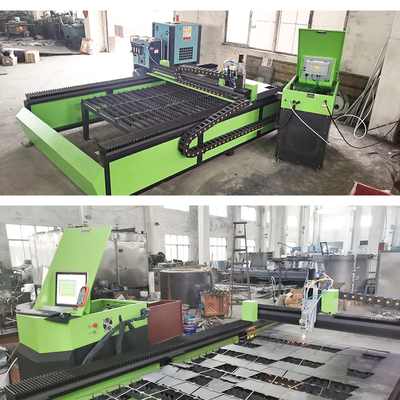 Portable Laser Cutting Machine Cut Solution Large Format Steels Metal Plate 400W  AX3000 High-power Laser Cutting System