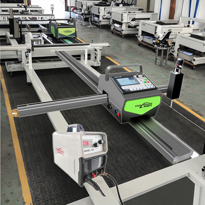 Portable Mini Gantry CNC Plasma Cutting Machine Precise P60 Torch HD Power 55A Ultra Optional OXY Flame Propane Acetylene Motor