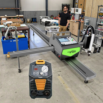 Portable MAX 55L CNC Plasma Cutter Full Package with Source Consumables Quality 10 mm Metal Sheet DXF Cutter for Metal Board