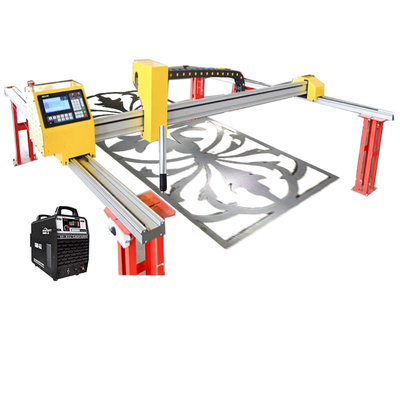 CNC Plasma Cutting Machine Gantry Dual Rail Read G Code DXF Sheet Metal Cutting HD Torch Accurate Adapt All Arc Voltage