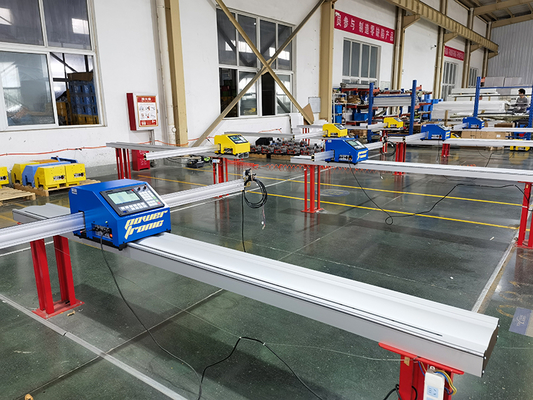 Portable CNC Plasma Cutting Machine LGK120 HUAYUAN OEM Brand 1530 3015 Mass Production for Metal Sheet 120A Rated Motor Gear