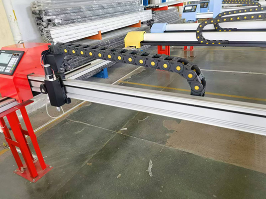 Nesting Plasma Cutting Machine Cross Bow Pantograph Aluminium Brass Steels Large Format Herocut Black Wolf Screw Lifter