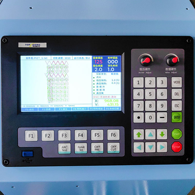 Light Gantry Plasma CNC Cutting Machine for Sale Galvanized Sheet Dxf Dwg Drawing Automatic Cutter Toploong Step Motor Precise