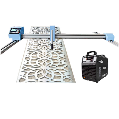 Light Gantry Plasma CNC Cutting Machine for Sale Galvanized Sheet Dxf Dwg Drawing Automatic Cutter Toploong Step Motor Precise