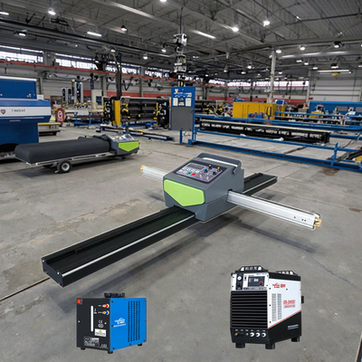 Mini CNC Plasma Cutting Machine 1300-2500 mm Stainless Steel Stepper Motor Speed Control Gear Compatible Any Plasma Power Source