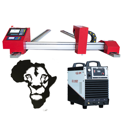 LGK 400 HD CNC Plasma  Industrial Bilateral Tracks Drive Light Gantry CNC Plasma Cutter Machine with Table Metal Sheet Art Cut