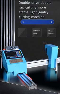 CNC Plasma Gantry Cutting  Machine LGK 63A 120A 160A 200A  Quality Source Dual Rails Bilateral Drive Motor Tracks