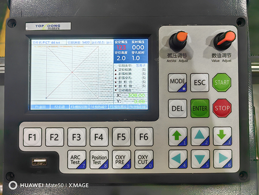 Small Plasma CNC Cutting Machine  or Oxy-fuel Flame  LGK 120 200 IGBT Power Source Duty Cycle Pantograph Esab Cross Bow