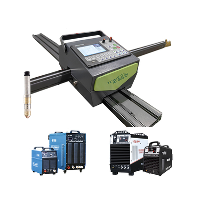 Small Plasma CNC Cutting Machine  or Oxy-fuel Flame  LGK 120 200 IGBT Power Source Duty Cycle Pantograph Esab Cross Bow
