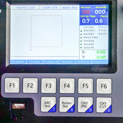 Portable CNC Plasma Cutting Machine Crossbow Pantografo 1530 1325 1500 3000 DXF Files Cutter Nest Software Cut Equipment