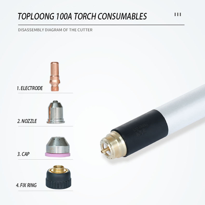 CNC Plasma Cutting Machine Torch Nozzles 1.3 1.5 1.7 TPL Cut Head Nozzle Tips